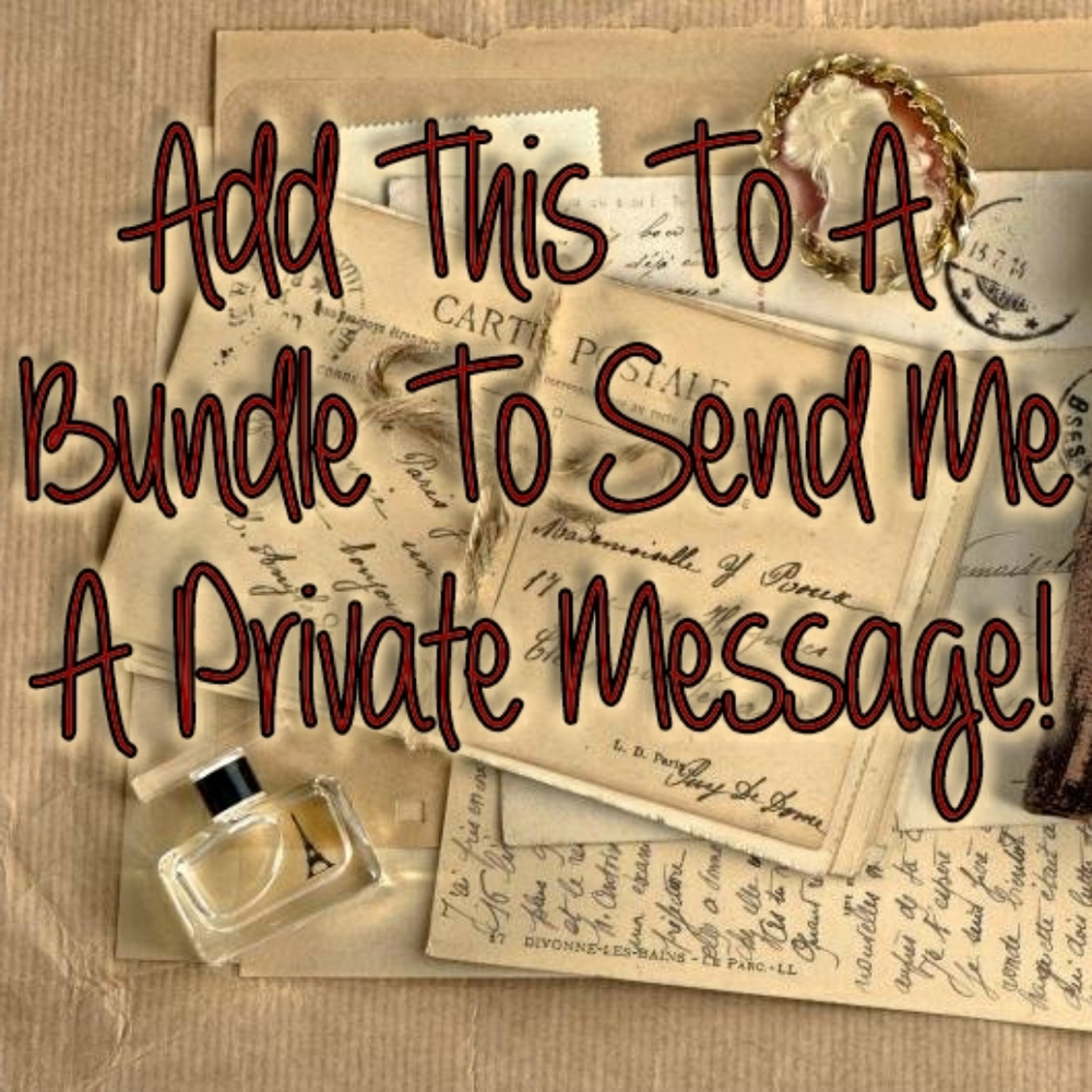 Add This To A Bundle To Send Me A Private Message!